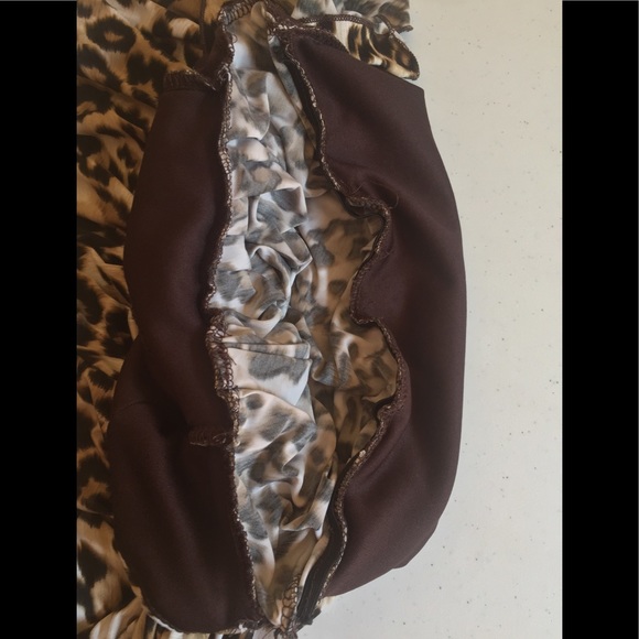 🐬 CLEARANCE ITEM: Twenty One Animal Print Strapless Dress/Tunic Top - Picture 8 of 8